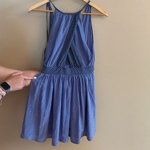 Juicy Couture blue patterned sundress